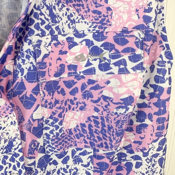 Silver Bait Sleeveless Button up Purple Pink size Medium - Picture 3 of 6